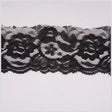 1.625" Black Floral Lace