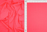 Honeycomb Knit Jacquard Solid Fabric 1 Yard Stretch Soft Durable 58/60" Wide