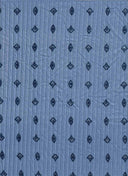 1 yarda de tela de punto acanalado de poliéster y spandex sin estampado geométrico, suave y elástica, ancho de 58/60"