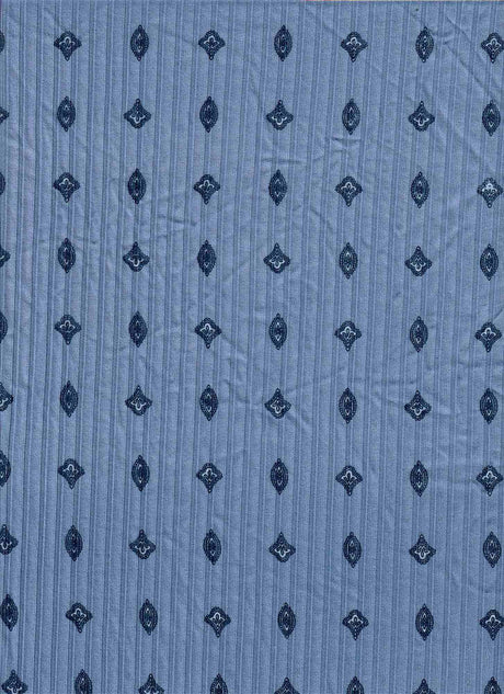 Textured Stretch Knit Geometric Rib Fabric
