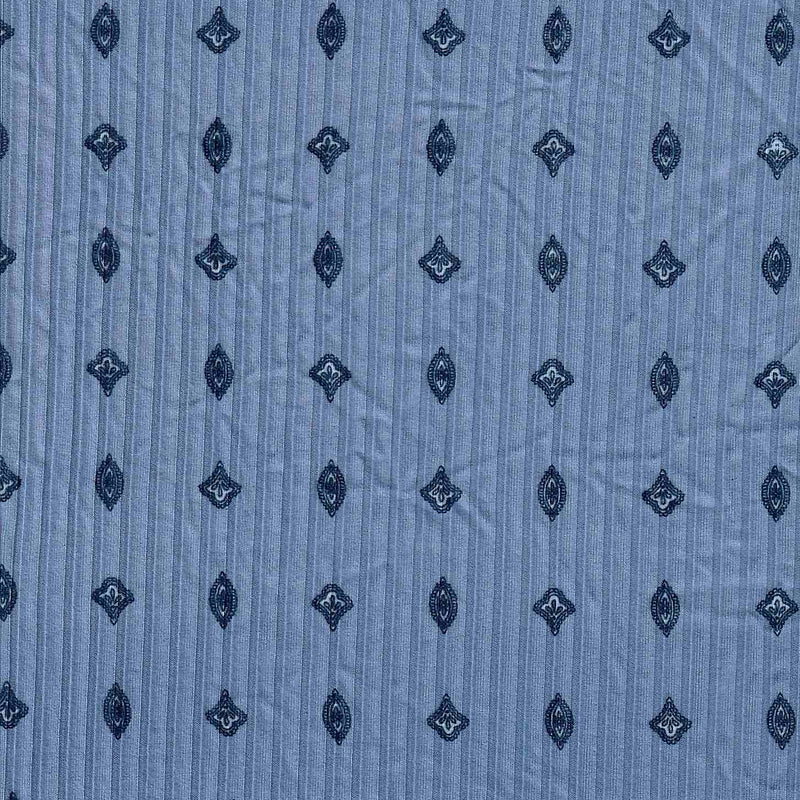 Geo Solid Yummy Rib Knit Fabric 1 Yard 8x3 Soft Stretch 58/60" Wide