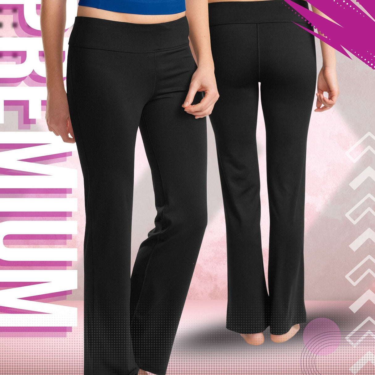 Sport-Tek® Womens NRG Fitness Pant Moisture Wicking Stretch Athletic Workout Leggings