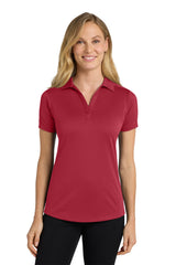 Port Authority® Women's Diamond Jacquard Polo Moisture Wicking Textured Office Shirt