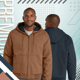 CornerStone® Tall Duck Cloth man Hooded Work Jacket