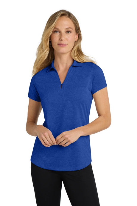 Port Authority® Women's Digi Heather Performance Polo Moisture Wicking Snag Resistant Shirt