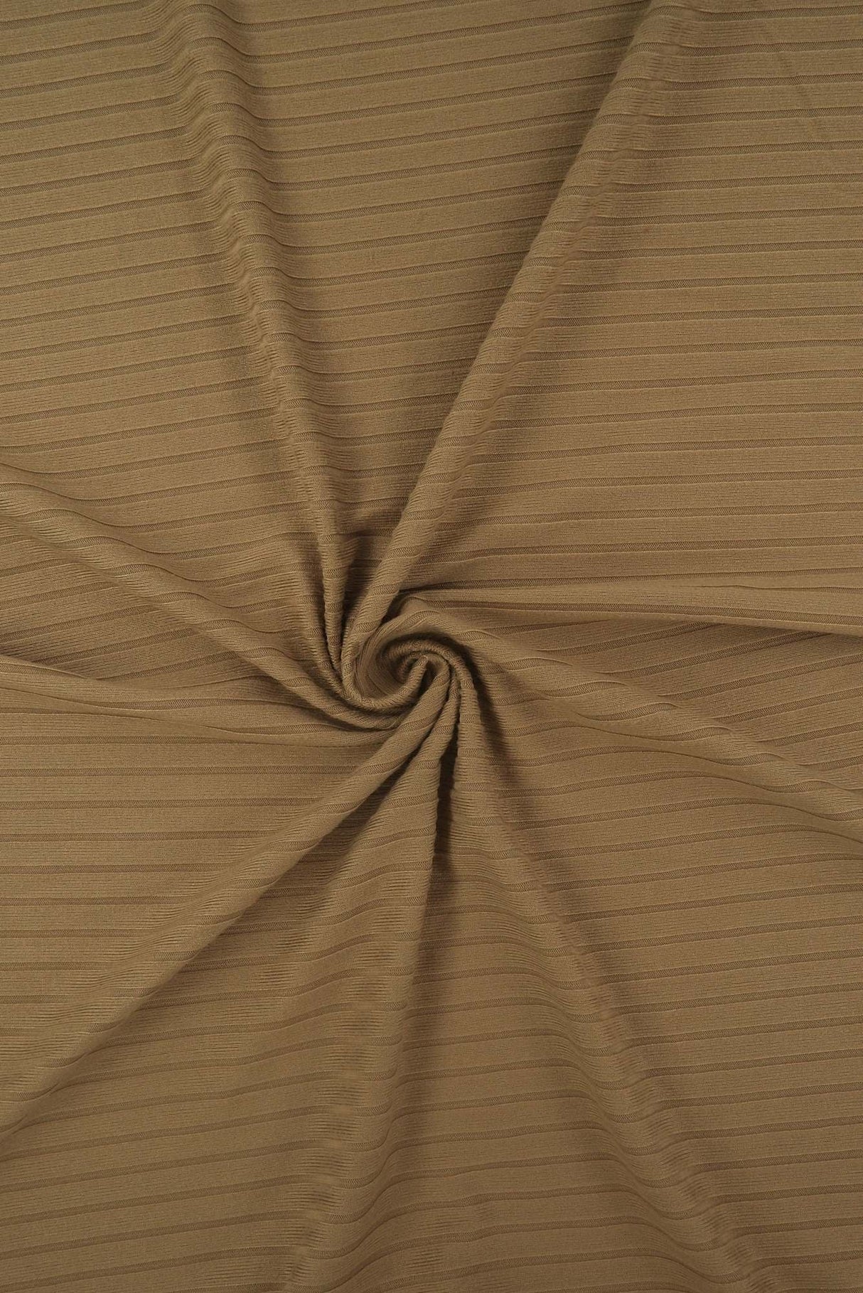 Rib Stretch Knit Fabric Solid