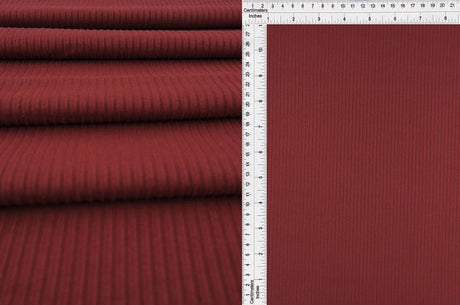 1 Yard 4x2 Yummy Rib Knit Fabric 170 GSM, 58/60? Wide Polyester Spandex Blend