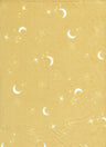 Star Moon Print Yummy Rib Knit Fabric 1 Yard 4x2 Soft Stretch 58/60" Wide