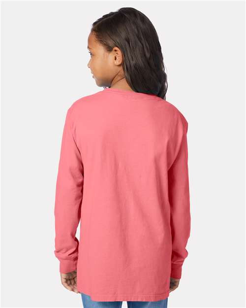 Garment-Dyed Youth Long Sleeve T-Shirt