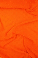 Waffle Swiss Dot Chiffon Fabric 100% Polyester 59/60'' Wide