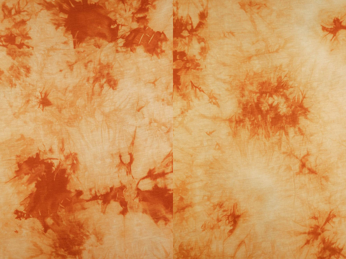 Tie-Dye Rayon Stretch Knit Fabric