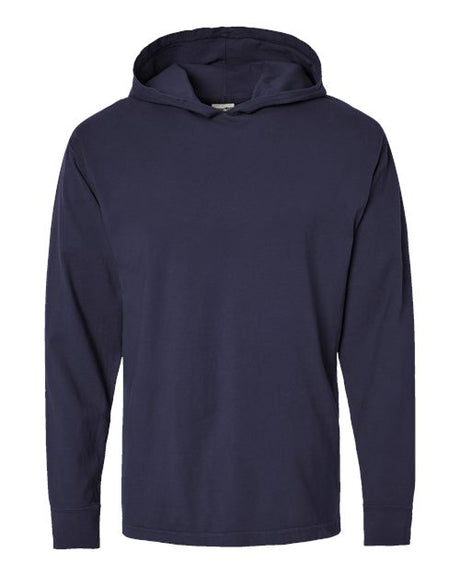 ComfortWash by Hanes Unisex Garment-Dyed Jersey Hooded Long Sleeve T-Shirt
