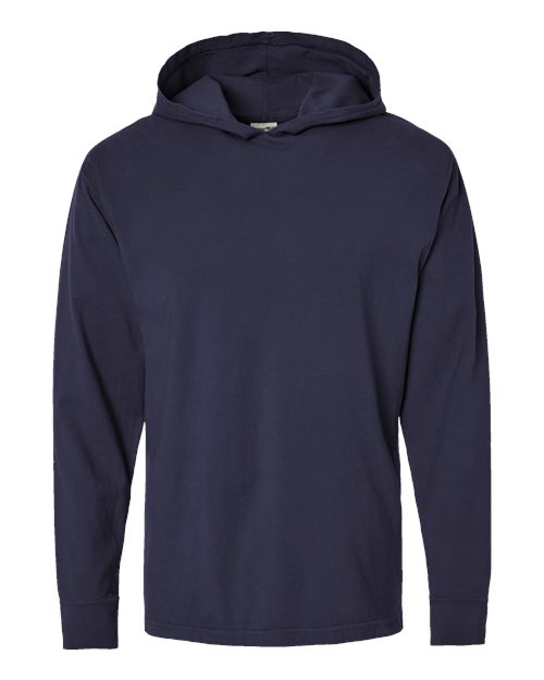 ComfortWash by Hanes Unisex Garment-Dyed Jersey Hooded Long Sleeve T-Shirt