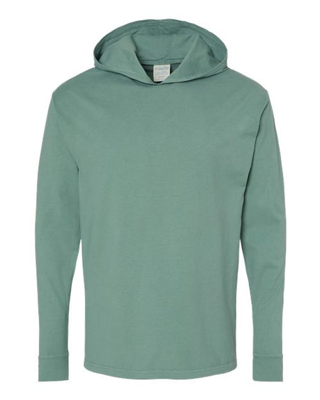 ComfortWash by Hanes Unisex Garment-Dyed Jersey Hooded Long Sleeve T-Shirt
