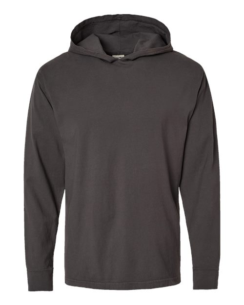 ComfortWash by Hanes Unisex Garment-Dyed Jersey Hooded Long Sleeve T-Shirt