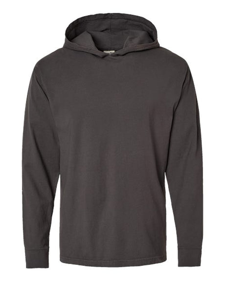 ComfortWash by Hanes Unisex Garment-Dyed Jersey Hooded Long Sleeve T-Shirt