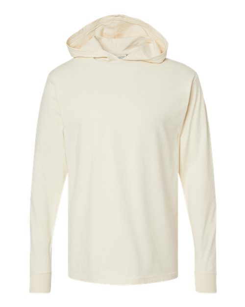 ComfortWash by Hanes Unisex Garment-Dyed Jersey Hooded Long Sleeve T-Shirt