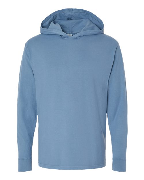ComfortWash by Hanes Unisex Garment-Dyed Jersey Hooded Long Sleeve T-Shirt