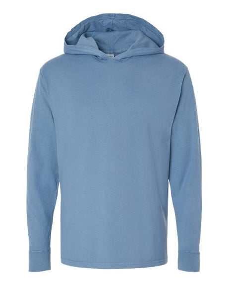 ComfortWash by Hanes Unisex Garment-Dyed Jersey Hooded Long Sleeve T-Shirt