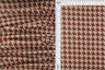 1 Yard Herringbone Jacquard Knit Fabric 260 GSM, 58/60? Wide Polyester Spandex Blend