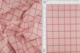 Double Knit Jacquard Plaid Stretch Fabric