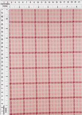 Double Knit Jacquard Plaid Stretch Fabric