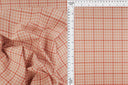 1 Yard  Classic Double Knit Jacquard Plaid Fabric Stretch Polyester Rayon 58/60 Inches Wide