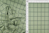 Double Knit Jacquard Plaid Stretch Fabric