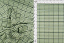 1 Yard  Classic Double Knit Jacquard Plaid Fabric Stretch Polyester Rayon 58/60 Inches Wide