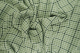 Double Knit Jacquard Plaid Stretch Fabric