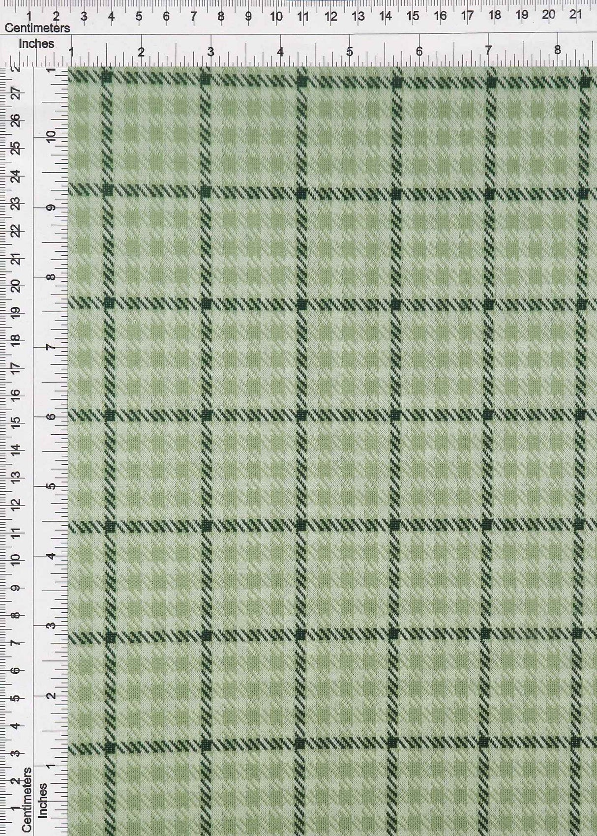 Double Knit Jacquard Plaid Stretch Fabric