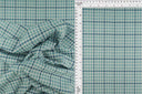 1 Yard  Classic Double Knit Jacquard Plaid Fabric Stretch Polyester Rayon 58/60 Inches Wide