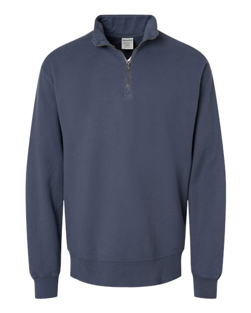Unisex Garment-Dyed Quarter-Zip Sweatshirt