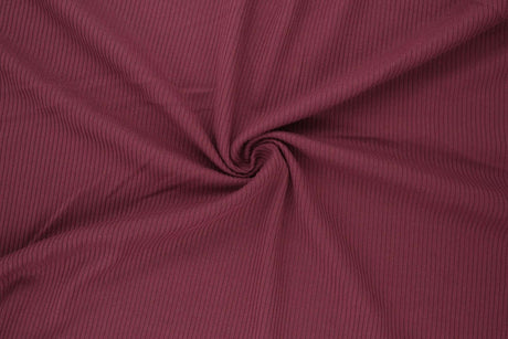 Rib Solid Stretch Knit Fabric