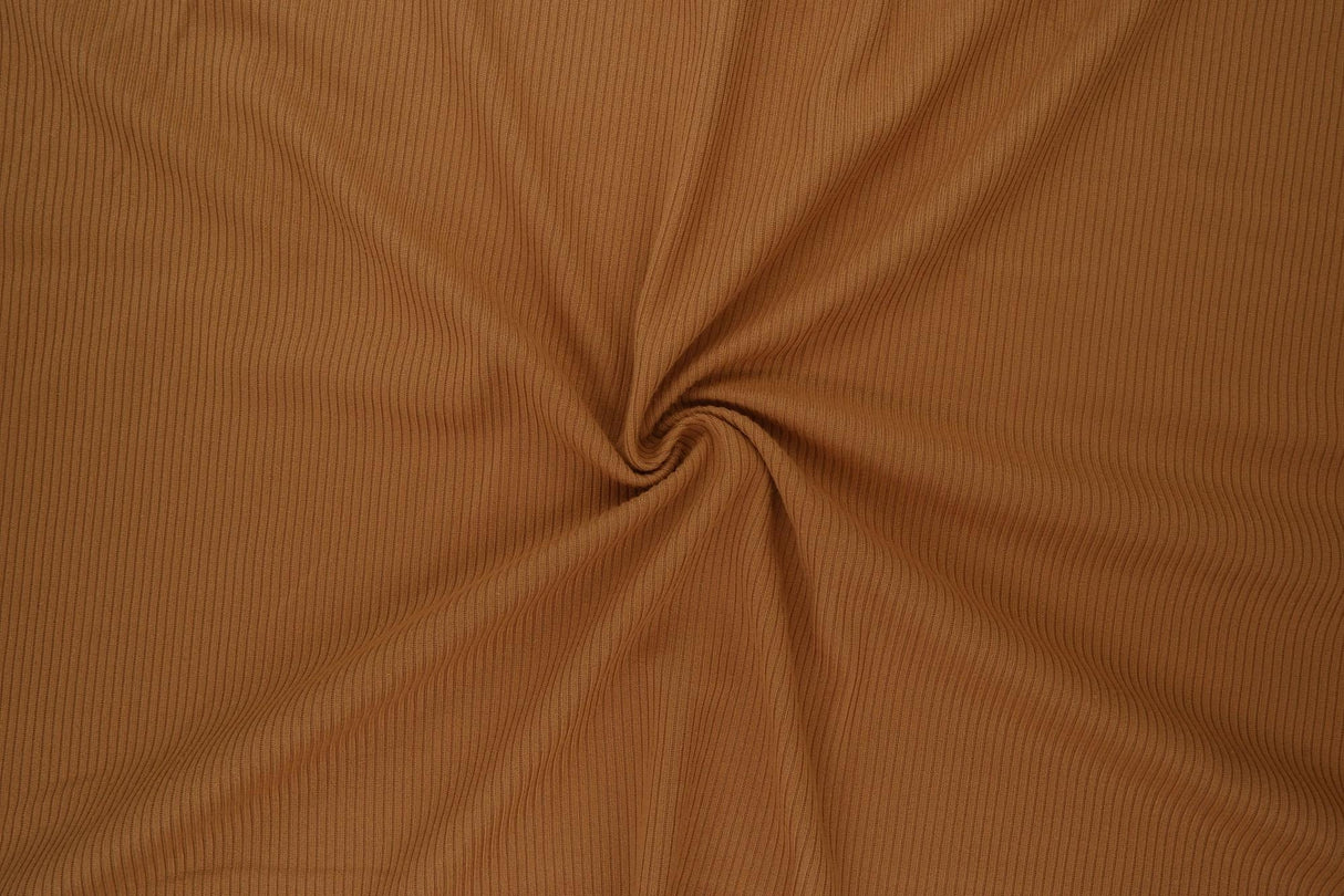 Rib Solid Stretch Knit Fabric