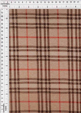 Jacquard Plaid Stretch Knit Fabric