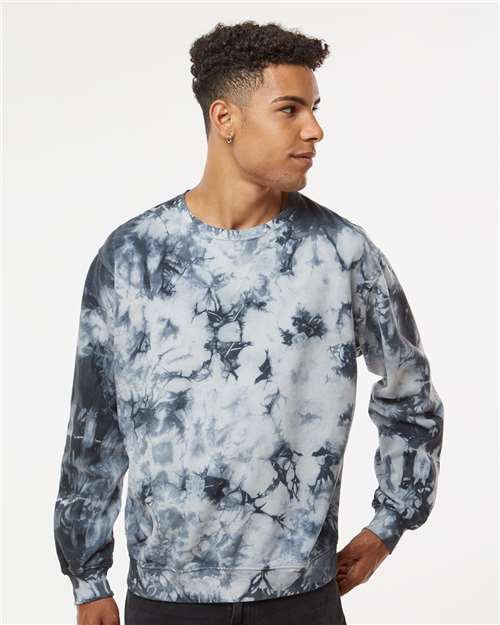 Blended Tie-Dyed Crewneck Sweatshirt