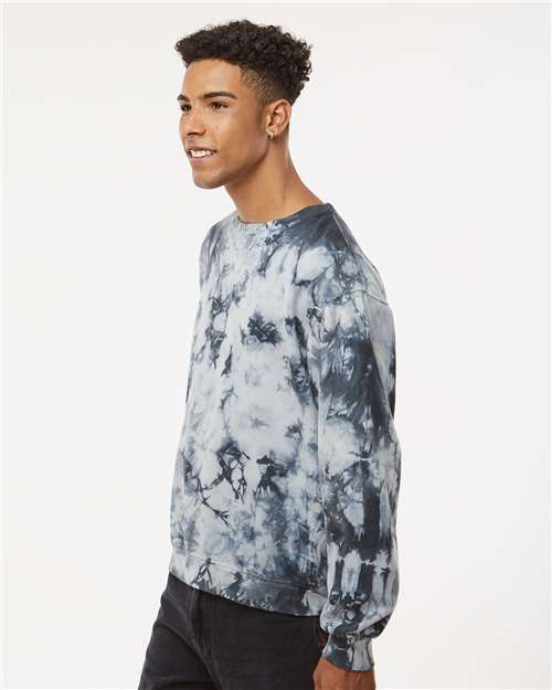 Blended Tie-Dyed Crewneck Sweatshirt