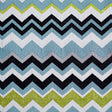 Spearmint Bold Colors Chevron Chenille