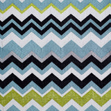 Spearmint Bold Colors Chevron Chenille