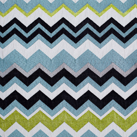 Spearmint Bold Colors Chevron Chenille