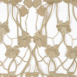 Metallic Gold Floral Lace Trimming - 16"
