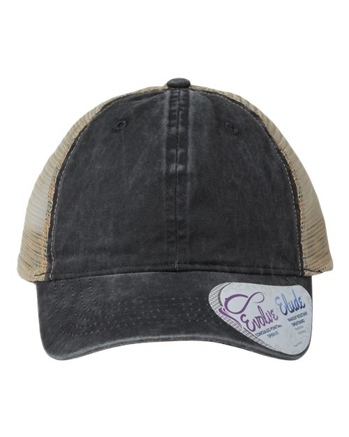 Infinity Her Women's Washed Mesh-Back Ponytail Cap