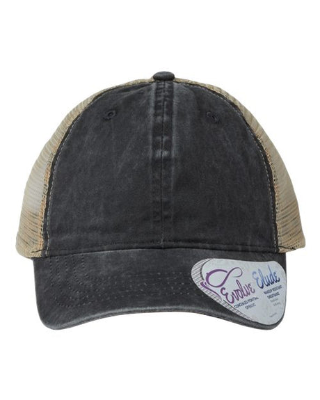 Infinity Her Women's Washed Mesh-Back Ponytail Cap