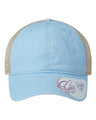 Infinity Her Women's Washed Mesh-Back Ponytail Cap