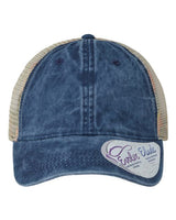 Infinity Her Women's Washed Mesh-Back Ponytail Cap