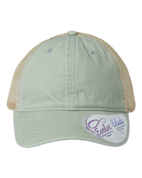 Infinity Her Women's Washed Mesh-Back Ponytail Cap