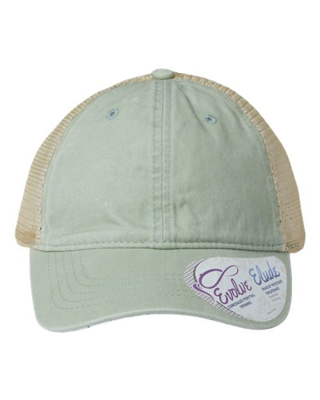 Infinity Her Women's Washed Mesh-Back Ponytail Cap
