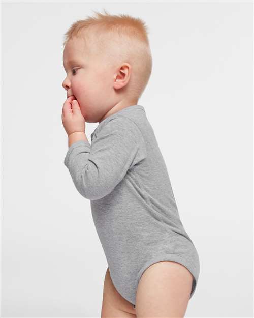 RADYAN® Infant Fine Jersey Long Sleeve Bodysuit