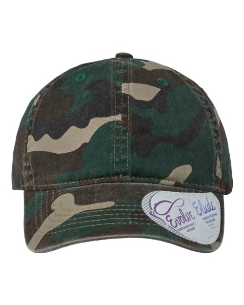 Women's Garment-Washed Fashion Print Cap